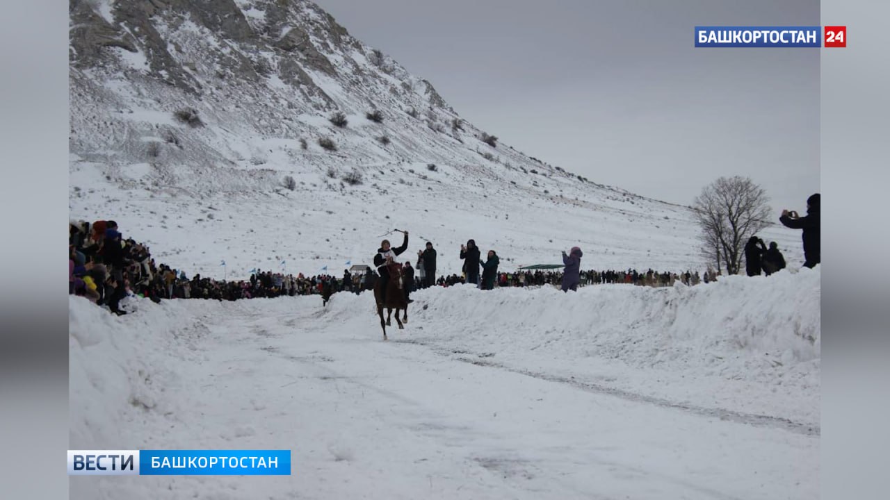 В Башкирии у подножия горы Торатау прошел турнир по конному спорту  На открытый турнир «Скачки на Торатау» приехали профессионалы и любители конного спорта из районов Башкортостана и Татарстана и около 5 тысяч зрителей со всей республики. Об этом в своих соцсетях сообщил Радий Хабиров.  «Идея провести конные скачки у подножия Торатау принадлежала жителям Ишимбайского района. С таким предложением они обратились к руководству нашего геопарка. Вчера эти соревнования успешно прошли», - отметил Глава Башкирии.  Кроме конных скачек, в программе турнира также был заезд конно-санных экипажей, участники соревновались в башкирских национальных видах конного спорта, стреляли из лука.  «Уверен, «Скачки на Торатау» станут еще одной нашей доброй традицией, будут собирать все больше людей. Событийный туризм в республике активно развивается, это правильно и хорошо», - добавил руководитель региона.  Подписаться   Сообщить новости