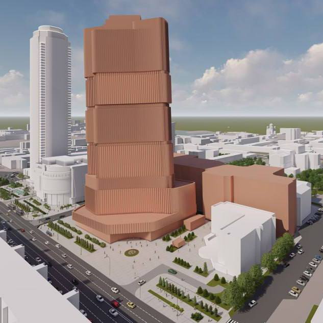Строительство Opera Tower возрождается в Екатеринбурге Проект получил одобрение от городской администрации и прошёл общественные слушания Теперь за Оперным театром возведут Opera Tower из трёх блоков разной этажности 9 42 и 45 этажей Внутри расположится 674 гостиничных номера ресторан и фитнес центр Рядом с высоткой появится 12 этажная гостиница Большой Урал По планам застройщика Атомстройкомплекс завершить строительство планируется к 2031 году Новости Екб тут SvetEKB