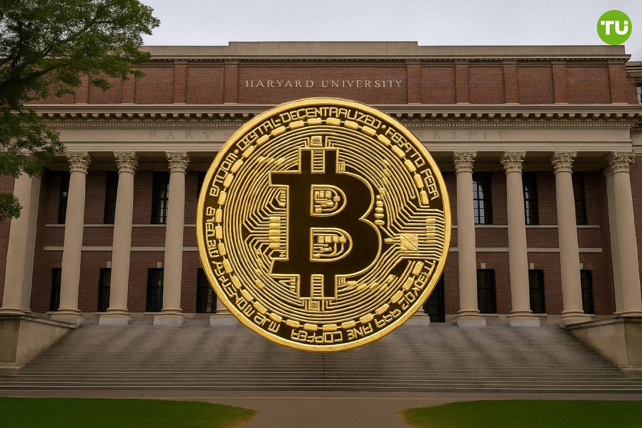 Гарвард инвестирует в биткоин  Университет владеет 1,9 млн акций iShares Bitcoin Trust, что делает его 29-м по величине институциональным держателем.   Это пятая по размеру позиция фонда Гарварда, превышающая вложения в золото.