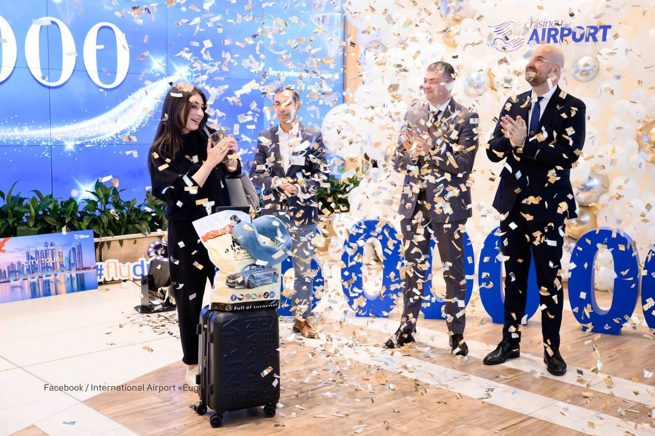 Кишиневский международный аэропорт завершает 2025 год с мощным результатом Пассажиропоток вырос до 6 млн человек что на 2 млн больше чем годом ранее