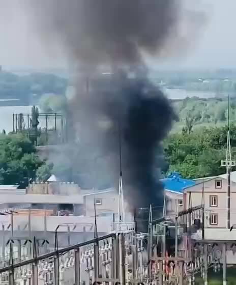 Пожар на подстанции в Краснодаре привел к отключению электричества