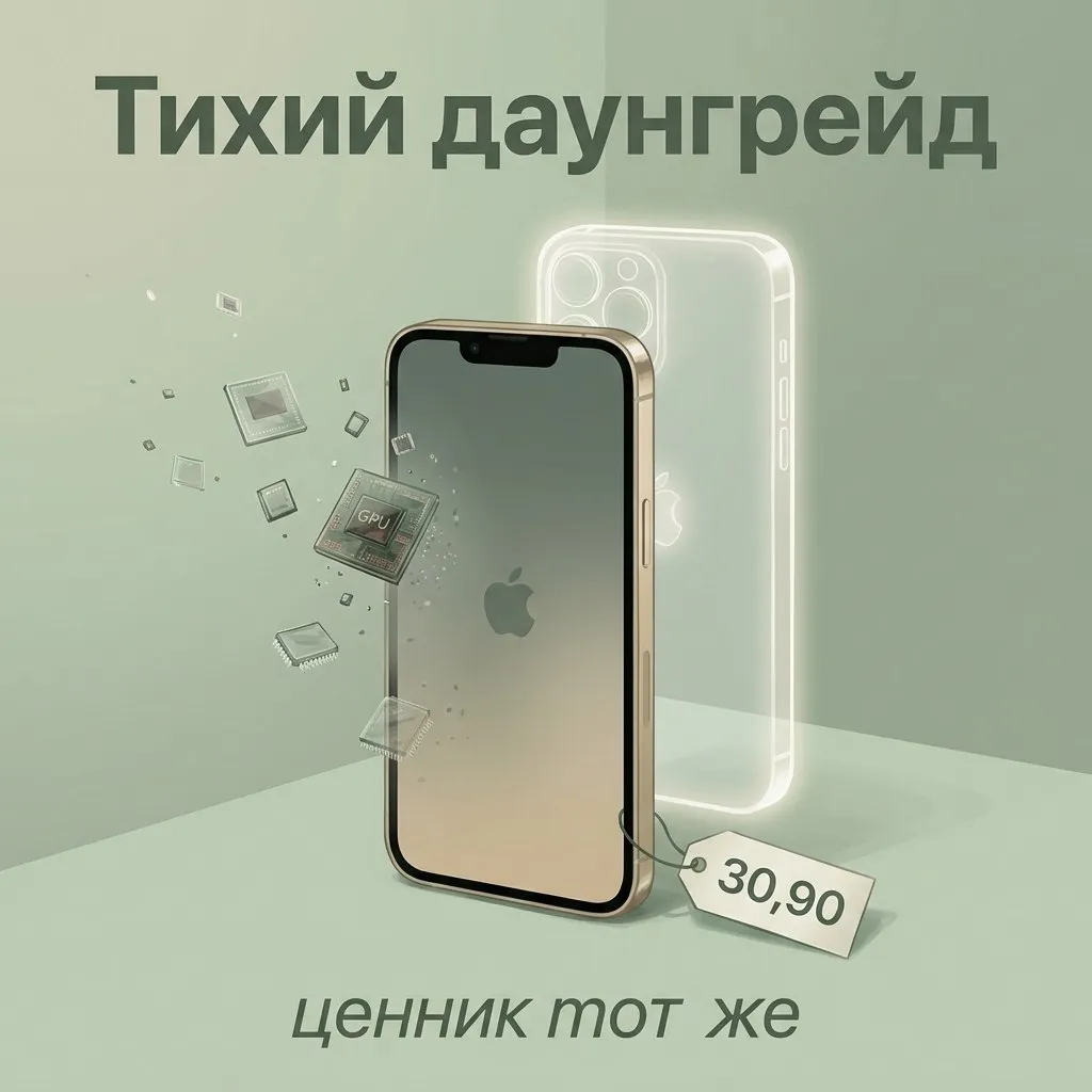 Apple удешевит iPhone 18 но вам об этом не расскажут По слухам Apple решила не поднимать цену на базовый iPhone 18 а вместо этого тихо срезать начинку Экран станет тусклее а чип получит меньше графических ядер то есть по факту приблизится к бюджетному iPhone 18e При этом по словам инсайдера Apple почти наверняка переименует процессор чтобы даунгрейд не бросался в глаза Ход конечно классический вместо честного мы подняли цену получаем мы оставили цену но убрали часть того за что вы платили Ну и формально не придерёшься