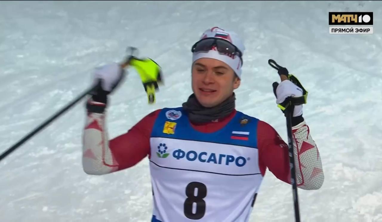 Горбунов победил в спринте на ФосАгро Кубке России в Кирово Чепецке Иван Горбунов Сергей Ардашев Константин Тиунов news matchtv