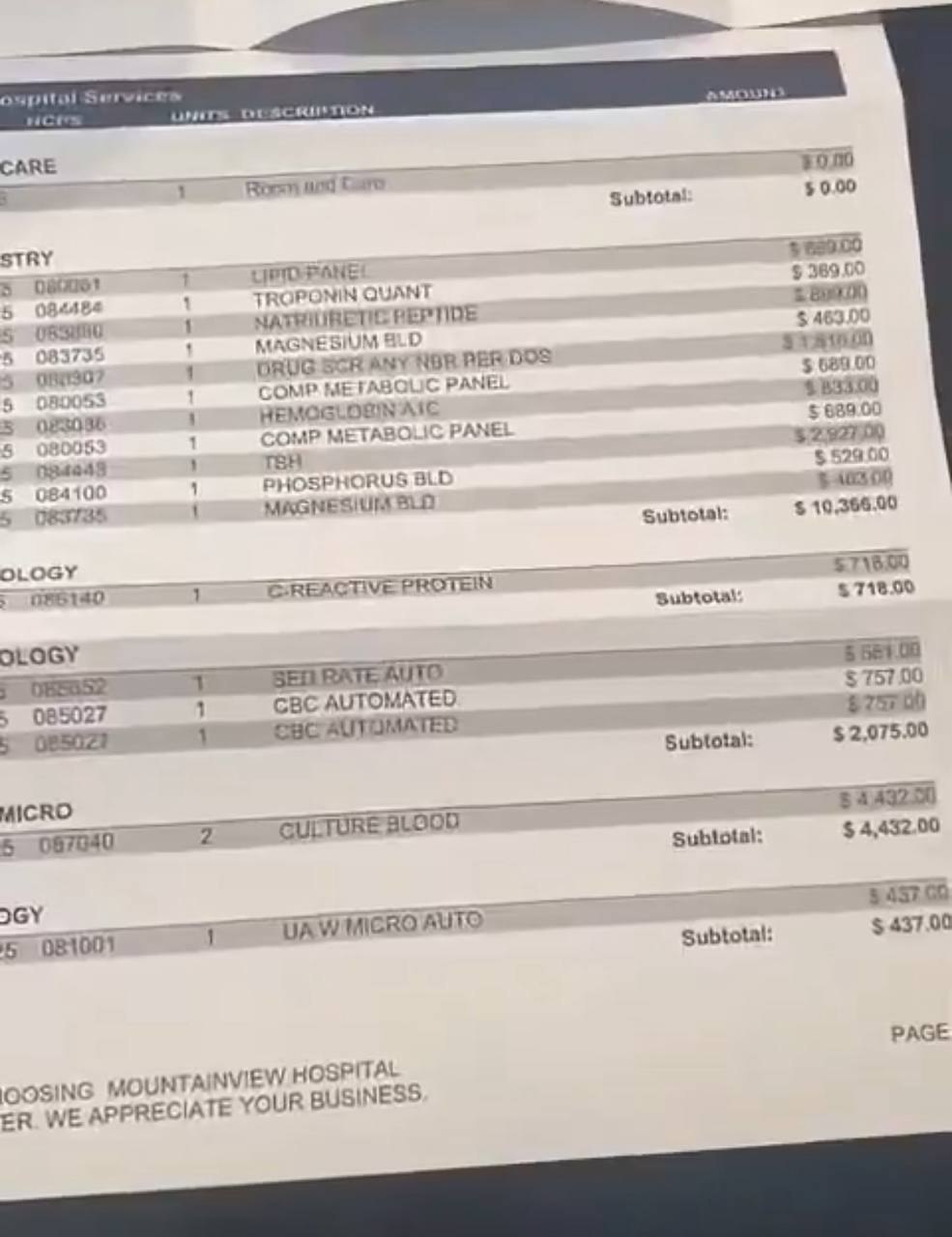 Американец впервые попал в больницу - и сразу заплатил 3,3 миллиона рублей $41 297 Парень пришел с жалобой на подскочившее давление - огромный счет выставили за быстрый осмотр и базовые анализы. Без МРТ и хирургического вмешательства. Теперь его давление не падает.