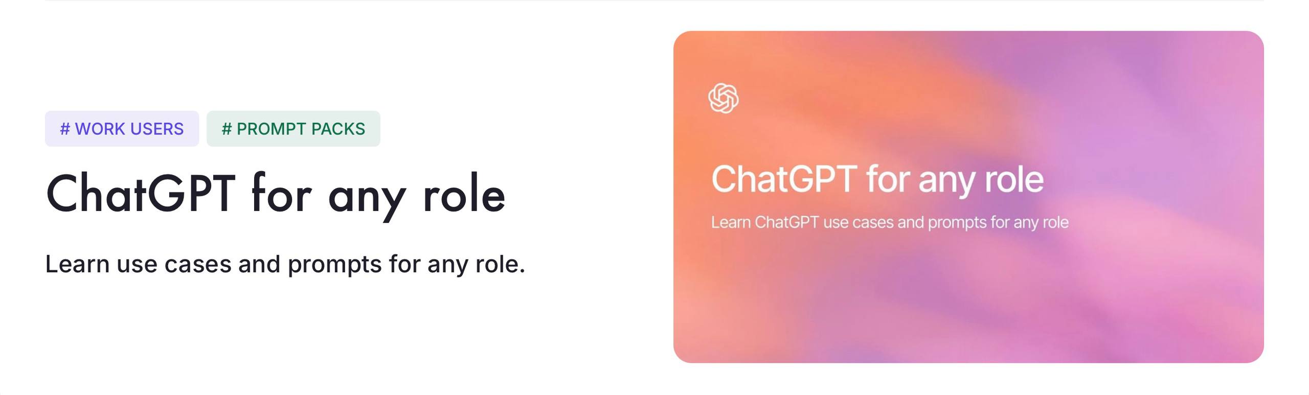 OpenAI выкатили подборку из 300 промтов под разные роли разработчики дизайнеры маркетологи и не только Каждый промт сопровождается краткой инструкцией и примером применения для ежедневных задач Подойдет чтобы быстрее стартовать работу не придумывая структуру с нуля есть готовые шаблоны под код аналитику контент и поддержку Забираем по ссылке Service Подписаться