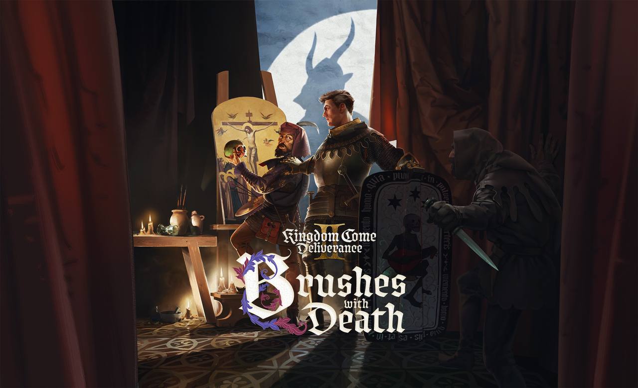 Первое DLC для Kingdom Come: Deliverance II выйдет в середине мая Brushes With Death расскажет историю про художника, который обратится к Инджриху с просьбой помочь найти источники вдохновения. Разработчики обещают интересный сюжет и задания, которые не будут сводиться к курьерским квестам. Также с выходом дополнения будет доступна кастомизация щитов и патч 1.3, исправляющий и улучшающий технические моменты игры.