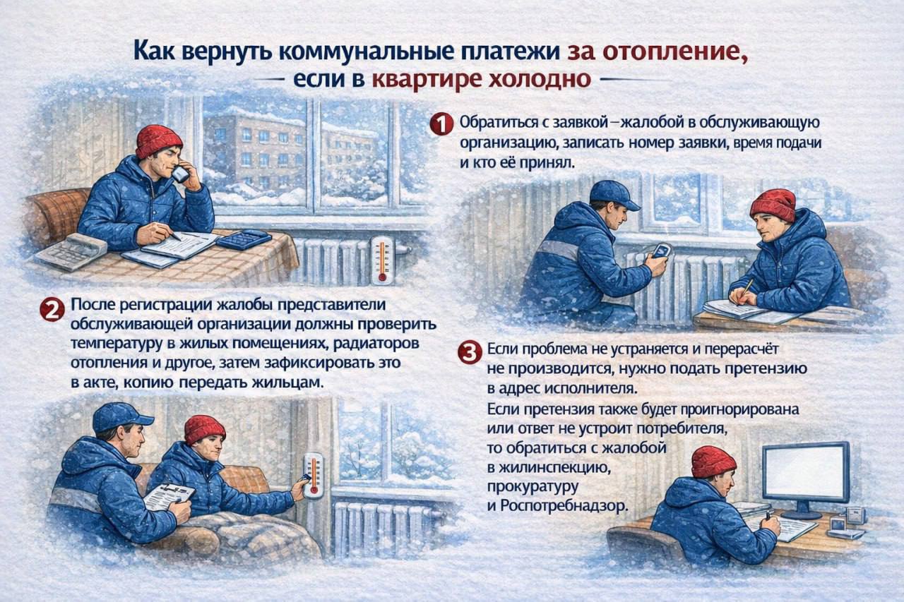 Возврат денег за отопление Россияне вправе компенсировать расходы если температура в помещении ниже 18 C норма 20 C в угловой комнате Допускаются перерывы в подаче тепла до 24 часов ежемесячно либо до 16 часов единовременно investing investing