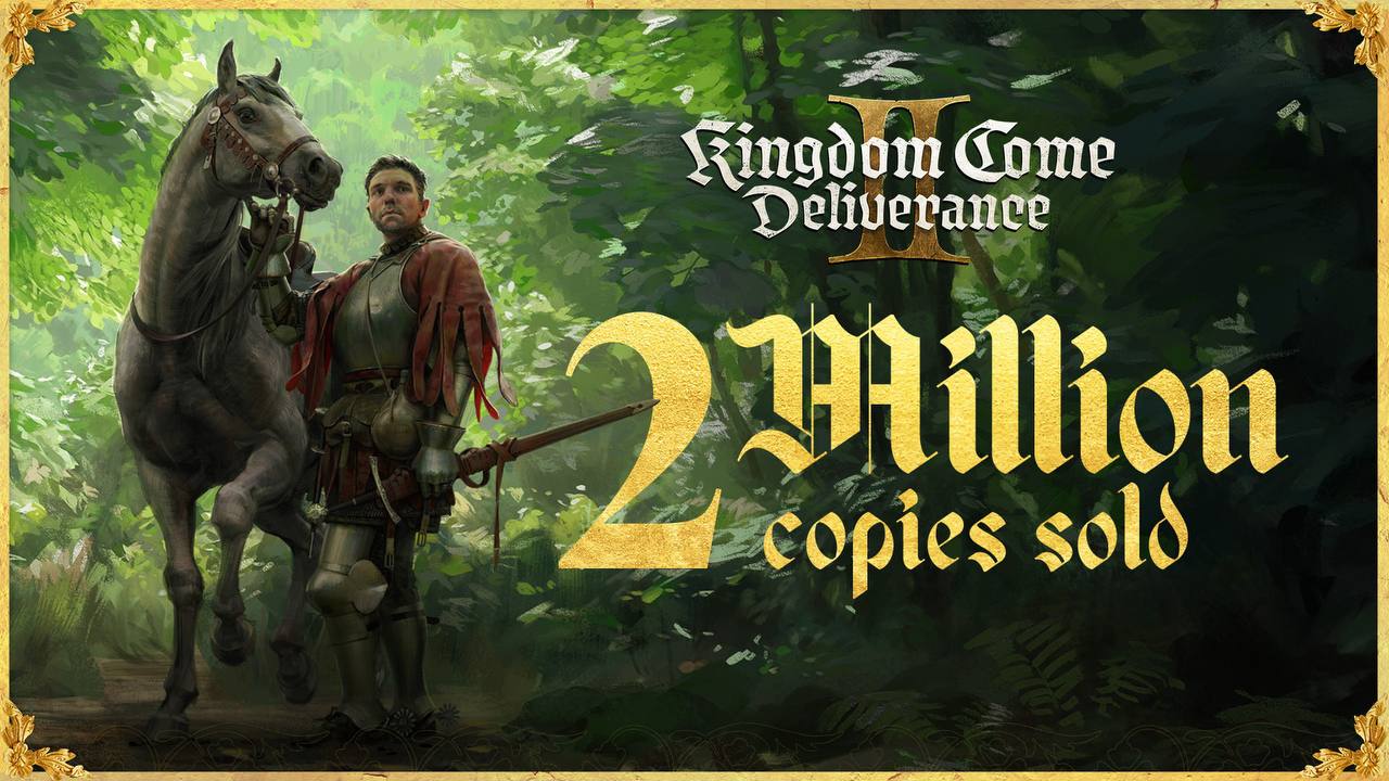 Kingdom Come: Deliverance 2 продалась тиражом более 2 миллионов копий всего за две недели.   В течение года ожидается выпуск дополнительных материалов, первым из которых станет весеннее обновление, а завершится всё зимним релизом.