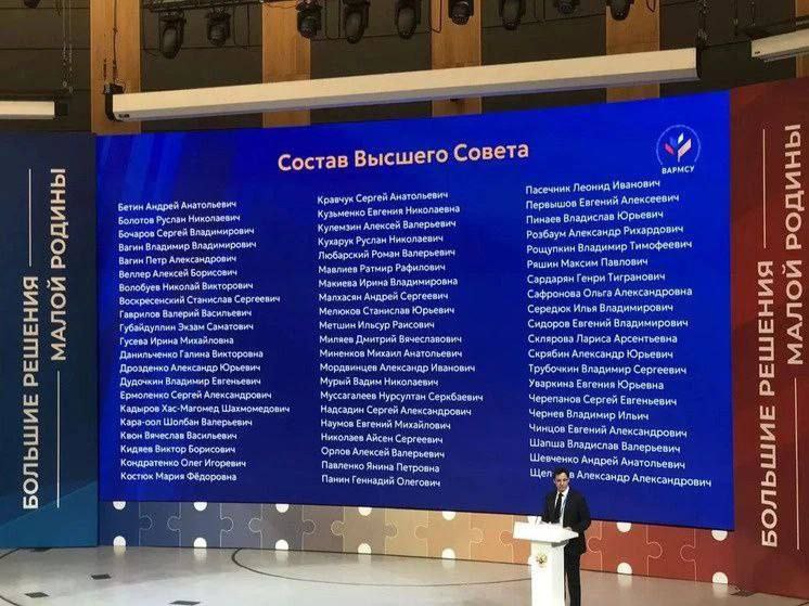 Айсен Николаев вошёл в Высший Совет ВАРМСУ Глава Республики Саха Якутия Айсен Николаев был избран в Высший Совет Всероссийской Ассоциации развития местного самоуправления ВАРМСУ на VIII съезде организации Избрание состоялось по итогам его успешной работы с муниципалитетами и внедрения в Якутии эффективных практик местного самоуправления ulusmedia Читайте нас в MAX