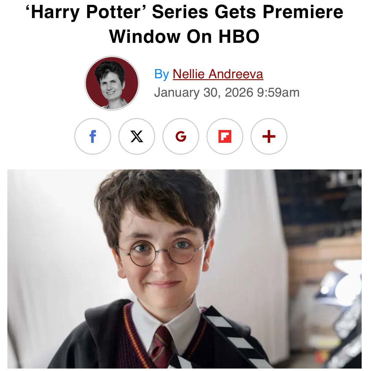 Сериал по Гарри Поттеру выйдет в начале 2027 года официально Конкретный месяц пока не назвали но уже есть ориентир Ждём ждём techmedia