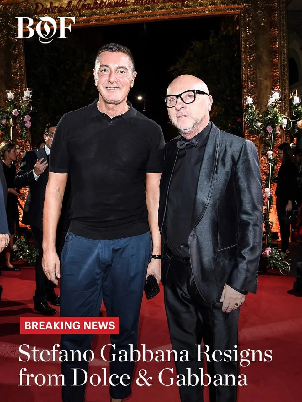 Вот это шок контент Стефано Габбана покинул пост председателя Dolce Gabbana Пишут что еще в декабре Объявили сейчас Сам Габбана рассматривает альтернативные варианты того как он может удержать свои 40 в компании Возможно это связано с долгами бренда Повлияет ли это как то на его участие в создании новых коллекций неизвестно