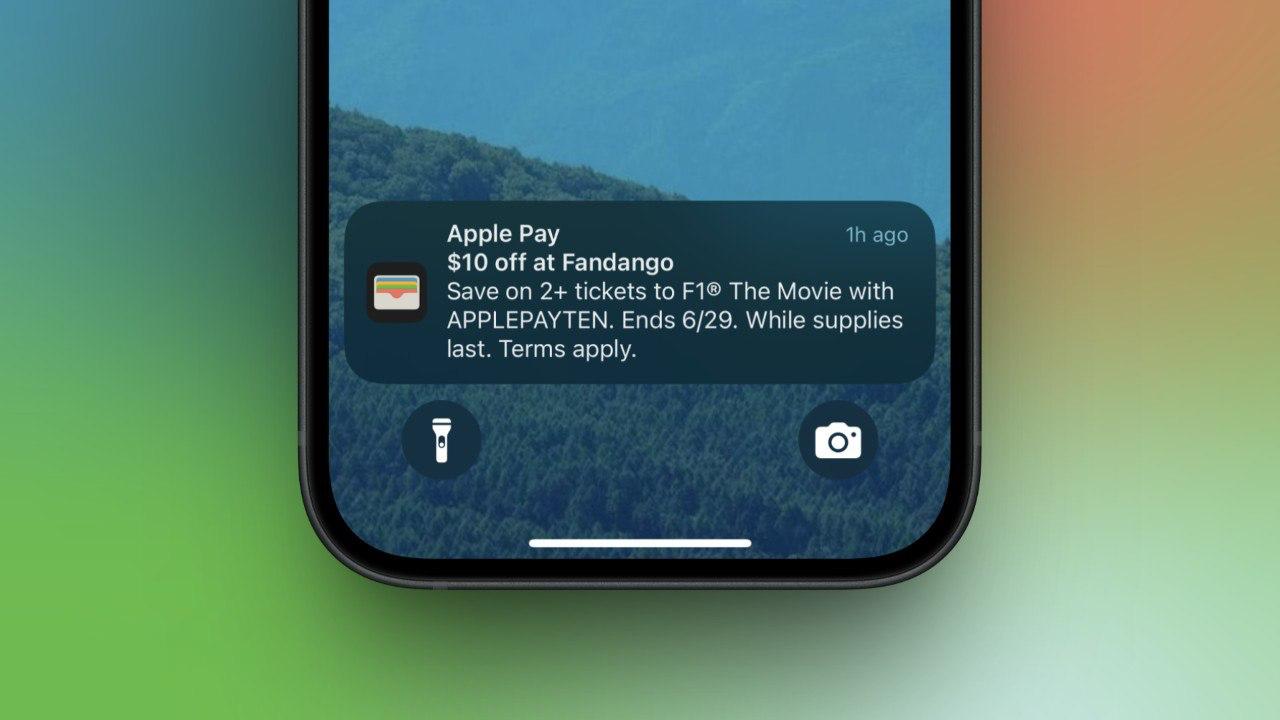 В iOS появилась реклама — Apple начала рассылать на iPhone предложения со скидкой на билеты на свой новый фильм «Формула-1». В iOS 26 уже есть опция отключения рекламы Wallet. Пока что бесплатно. Подписывайся на «ГлавХак» --------------------------------- YouFast VPN™ Купить крипту AML бот