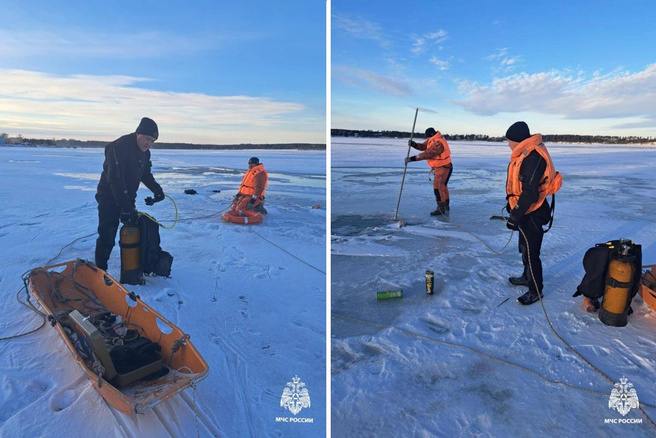 В Новосибирске водолазы достали тело рыбака со дна Обского моря. Мужчина считался пропавшим с 16 ноября. Об этом сообщили в пресс-службе ГУ МЧС по Новосибирской области.  При проведении водолазных спусков обнаружили мужчину в промоине в полукилометре от берега на Новосибирском водохранилище. Работы по заявке полиции проводили 4 водолаза МЧС России при помощи судна на воздушной подушке,  — поясняют спасатели.  Тело рыбака было передано полиции.  #новосибирск