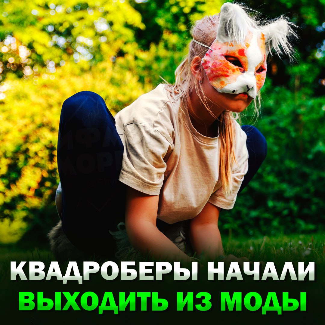 Квадроберы вышли из моды! Оборот квадроберской атрибутики сократился на 64%! В начале 2025 года оборот квадроберской атрибутики: костюмов, масок, хвостов, сладостей сократился на 64% по сравнению с прошлым годом. Для сравнения, в прошлом году рост продаж вырос на 4800% если сравнивать с 2023 годом. — ну и хорошо — а мне нравилась эта движуха Рифмы и Морген