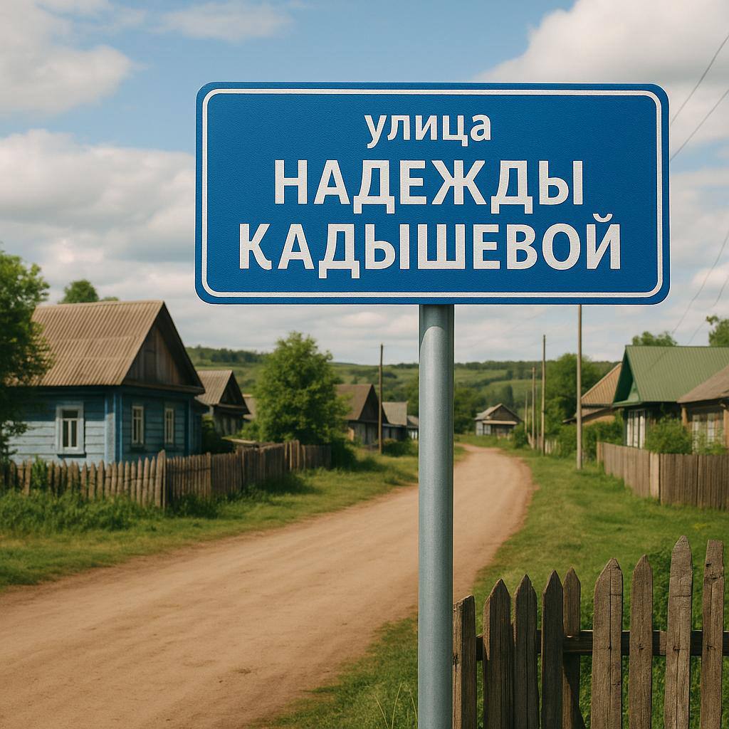 В Татарстане может появиться улица в честь певицы Надежды Кадышевой Общественники просят рассмотреть возможность переименования улицы и установки памятной доски с именем народной артистки в ее родной деревне Горки в Лениногорском районе. Официальное обращение уже направили Рустаму Минниханову.