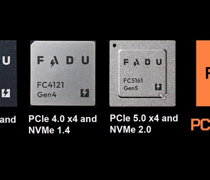 FADU представила контроллер PCIe Gen6 SSD Sierra FC6161 с рекордной скоростью 28 5 ГБ с Южнокорейская FADU на выставке FMS 2025 показала новый контроллер PCIe Gen6 SSD Sierra FC6161 Устройство обеспечивает до 28 5 ГБ с при энергопотреблении менее 9 Вт и поддерживает накопители емкостью до 512 ТБ Контроллер FADU Sierra FC6161 превосходит решение Silicon Motion SM8466 на 500 МБ с по скорости чтения и записи и рассчитан на корпоративный сегмент