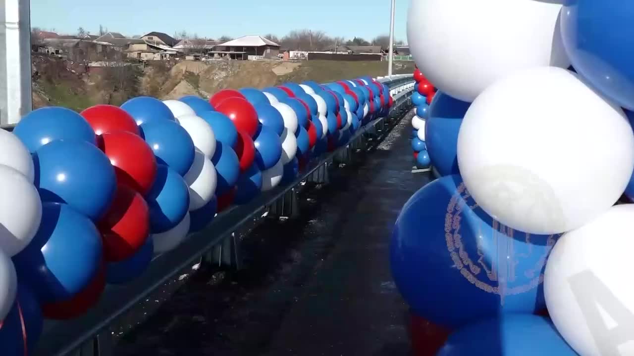 Открытие нового моста через реку Темерник в Ростове-на-Дону