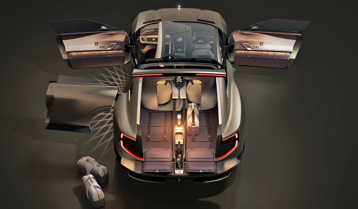 Bentley представила модель будущего Bentley показала электрический концепт-кар EXP 15 — он демонстрирует дизайнерское направление бренда и тестирует реакцию публики на нестандартные решения. Это новая интерпретация спорт-седана, вдохновлённая купе Bentley Speed Six Gurney Nutting 1930 года. Длина — более 5 метров. EXP 15 — лифтбек с подъемной задней дверью и раскладывающимся бортом для пикника. В салоне гибрид цифровых дисплеев и аналоговых кнопок, отделка — английский текстиль и шпон. Всего три сиденья, одно из них — трансформируемое и поворотное.