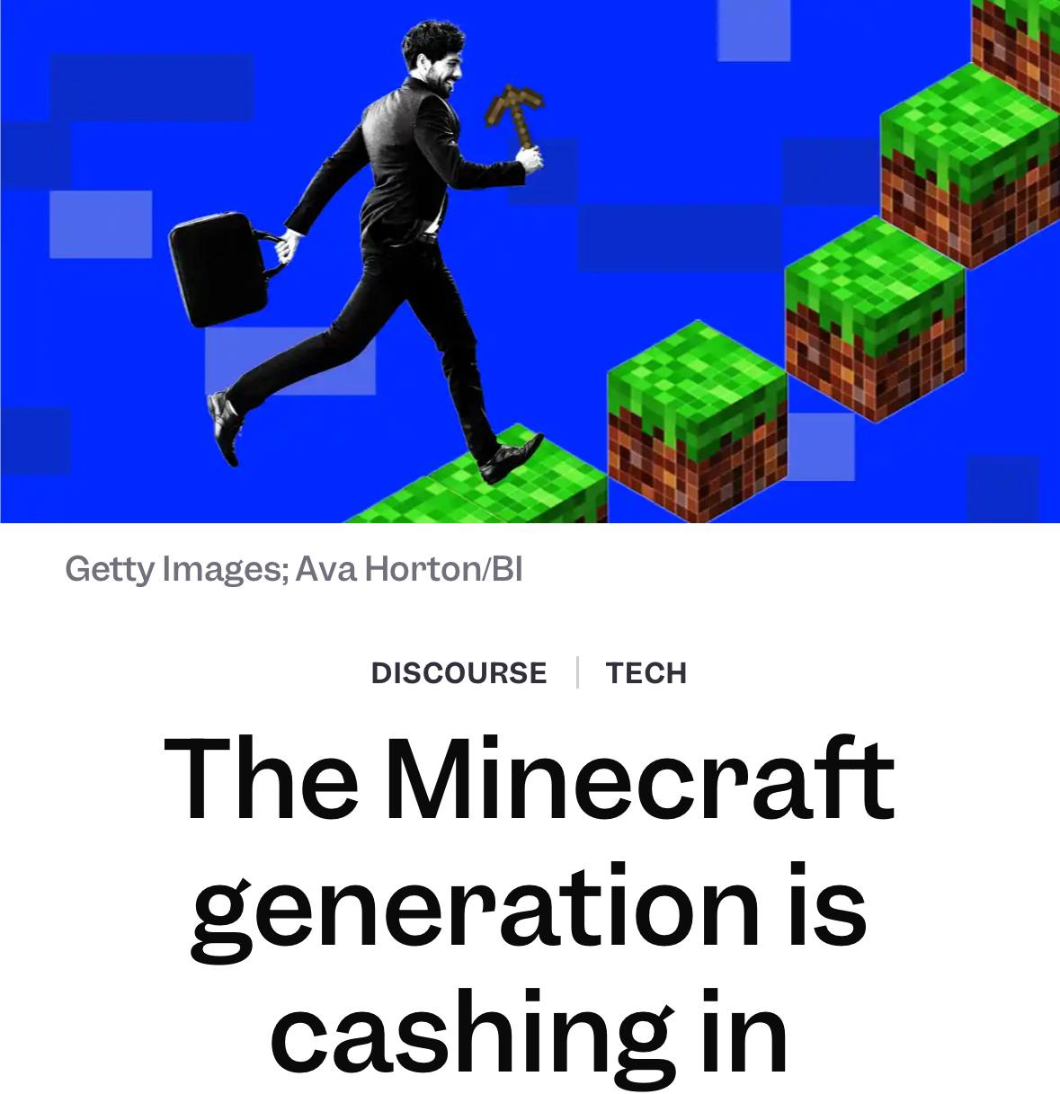 Minecraft делает людей УСПЕШНЕЕ — исследование кейсов от Business Insider показало: молодые предприниматели, выросшие «на Кубани», строят бизнесы, которые приносят сотни тысяч долларов.  Среди них — создатели модов, ютуберы, владельцы серверов и даже основатели SaaS-стартапов. Вместо классического образования — годы в кубическом мире. Почти все учились не в вузах, а на серверах, ютубе и форумах.  Minecraft оказался отличной стартовой точкой: там учатся программировать, работать с командой, решать задачи и даже монетизировать своё время.   Типичный пример — Колин Макдональд: начал строить в Minecraft в 13, а к 25 уже руководит компанией с 50 сотрудниками и популярным модпаком Lunar Client. И таких историй — куча.  Срочно идем крафтить ‍ ‍ ‍
