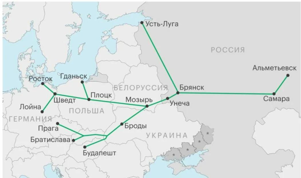 Нефтепровод «Дружба» повреждён на территории Польши, произошла утечка нефти, но угрозы возгорания или взрыва нет, сообщает Государственная пожарная служба республики.   «Дружба» считается основным экспортным трубопроводом России, обеспечивающим нефтью европейские страны    Прямой эфир