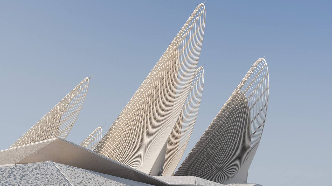 Завершается строительство Zayed National Museum в Абу-Даби, работа архбюро Foster + Partners. Выглядит инопланетно, очень нравится. Есть повод сгонять в Абу-Даби. Открытие запланировано на конец года.