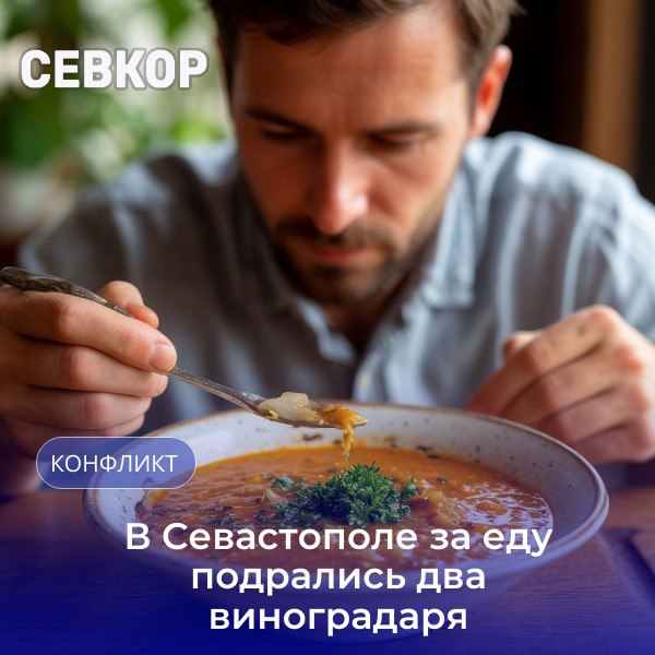 В Севастополе два гастарбайтера из Дагестана жестко подрались из за тарелки супа В городскую больницу поступил 51 летний житель Дагестана с серьезной травмой спины Как стало известно медикам мужчина упал с лестницы второго этажа дома Он с односельчанином приехал на заработки в Севастополь где устроились виноградарями в с Родное В один из вечеров они выпивали и пострадавший отказался земляку налить тарелку супа за что получил несколько ударов кулаками в голову и угрозы На этом этапе их разняли проживающие с ними рабочие При попытке подняться наверх он получил сначала с ноги в грудь от обидчика а потом и был добит рукой Нападавший сосед представившись родственником навестил его в больнице и там угрожал расправой в случае если тот сообщит об инциденте в полицию На фигуранта завели уголовное дело он задержан сообщили в полиции Севастополя Читайте Севкор