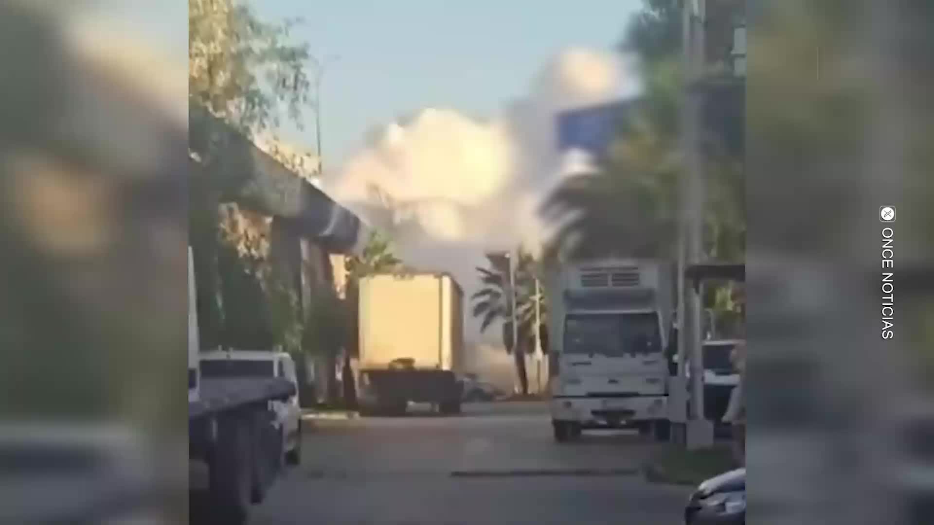 Взрыв грузовика с газом в Сантьяго: три погибших и десятки пострадавших