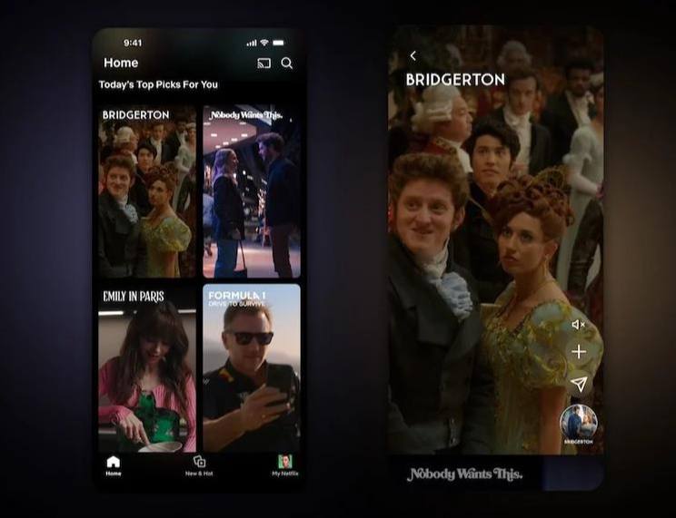 По пятам TikTok Netflix запускает свою вертикальную ленту коротких видео. Теперь отрывки из фильмов и сериалов будут мелькать перед глазами, и залипая на них, пользователи смогут сразу переходить к полноценному просмотру. Кстати, Premier опередил американскую платформу, запустив Prems. Похоже, началась битва стримингов за внимание зрителей.