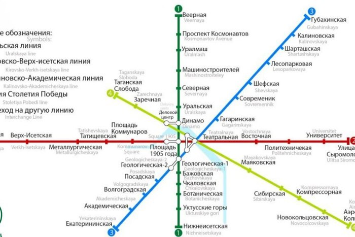 Надежды больше нет? Из вагонов метро Екатеринбурга убирают схемы с «перспективными» линиями  Из вагонов метро Екатеринбурга начали убирать схемы с несуществующими линиями.  Так, напомним, «перспективные линии» на схемах метро в вагонах годами умиляли  или вдохновляли  свердловчан. Теперь на карте будет только одна действующая линия метрополитена.  На новой схеме обновили обозначения железнодорожного вокзала, северного и южного автовокзалов, добавили остановку автобусов до аэропорта «Кольцово» и Екатеринбург ЭКСПО.