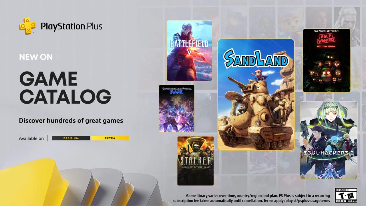 Через неделю в библиотеку PS Plus добавят обновленную трилогию S.T.A.L.K.E.R., Battlefield V, экшен-RPG от создателя Dragon Ball Акиры Ториямы и еще несколько игр. Вот во что можно будет поиграть по подписке Extra или Premium Deluxe уже с 20 мая: Sand Land PS4, PS5 Soul Hackers 2 PS5 Five Nights at Freddy’s: Help Wanted PS4, PS5 Battlefield V PS4 S.T.A.L.K.E.R.: Legends of the Zone Trilogy PS4, PS5 Granblue Fantasy Versus: Rising PS4, PS5 Humankind PS4, PS5 Story of Seasons: A Wonderful Life PS5 Gloomhaven Mercenaries Edition PS4, PS5 «Кинопоиск Игры»