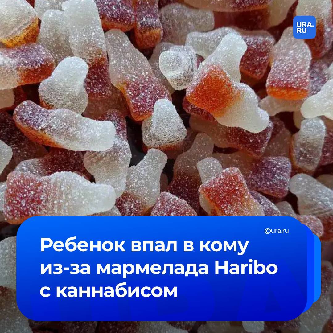 Ребенок впал в кому из-за мармелада Haribo. Инцидент произошел в городе Алмело в Нидерландах. «Двое детей были доставлены в больницу в Алмело. По словам врачей, один из них впал в кому после того, как съел мармелад Haribo, в который случайно попал каннабис», — сказал представитель больницы изданию NL Times. Следы наркотика были обнаружены в трех упаковках, купленных несколькими членами одной семьи. Голландская служба контроля за качеством продовольственных продуктов выпустила предупреждение для потребителей и призвала не есть этих сладости.