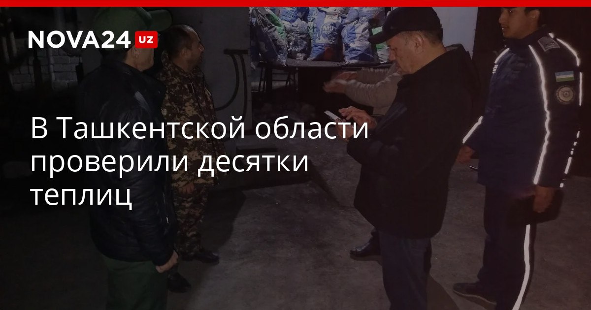 В Ташкентской области проверили десятки теплиц Специалисты выдали предписания владельцам объектов nova24 uz 320445 YouTube Instagram Telegram
