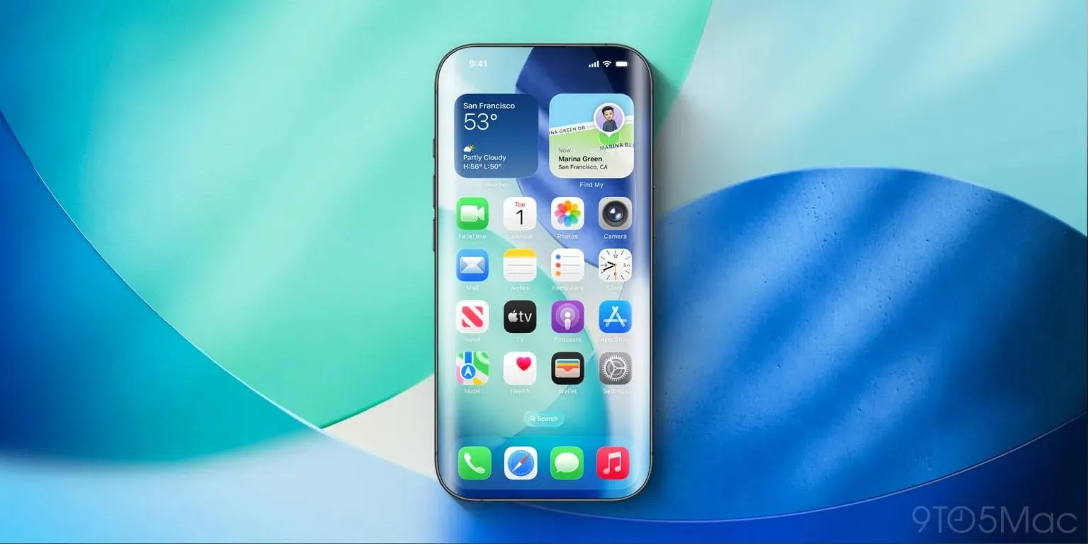 Слух масштабный редизайн iPhone ожидается к 20 летию оригинального iPhone По мнению аналитика Джеффа Пу юбилейный iPhone не получит какое то особое название как когда то iPhone X Обновлённый дизайн просто появится в моделях Pro и Pro Max 2027 года Ещё в прошлом году его коллега Марк Гурман писал что юбилейный iPhone разрабатывается под кодовым названием Glasswing в честь бабочки с прозрачными крыльями Смартфон может получить новый безрамочный тип экрана Liquid Glass Display создающий эффект изгиба за счёт преломления света по краям Таким образом устройство будет иметь монолитный стеклянный эффект идеально сочетающийся с интерфейсом Liquid Glass