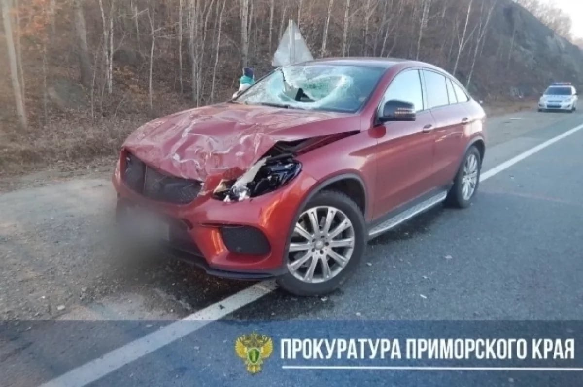 Водитель грузовика, из-за которого погибла девочка, отправится в колонию    Приморский краевой суд ужесточил наказание водителю грузовика, из-за которого в 2018 году на трассе погибла трёхлетняя девочка. Ранее мужчине дали условный срок, но прокуроры добились реального заключения.    Трагедия произошла, когда лист ЛДСП сорвался с грузовика и пробил лобовое стекло Mercedes. Девочка, находившаяся в детском кресле, погибла на месте.    Суд первой инстанции назначил водителю условный срок, но прокурорская проверка признала приговор слишком мягким. Теперь мужчина отправится в колонию-поселение на 2,5 года.    Об этом сообщила пресс-служба прокуратуры Приморского края.    #Приморье #суд #ДТП #новости  Подробнее