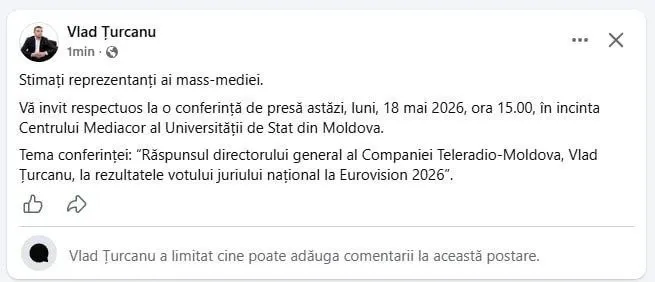 Пресс конференция Влада Цуркану Глава Teleradio Moldova Влад Цуркану сегодня проведет встречу с прессой Сообщается что на фоне недавнего скандала вокруг Евровидения руководитель государственной телерадиокомпании может объявить о своей отставке То есть вы понимаете весь абсурд ситуации Глава TRM должен уходить в отставку из за 3 баллов Румынии в песенном шоу которое практически никто не смотрит в то время как министр обороны Носатый не собирается покидать свой пост после смертей по неосторожности и случаях суицида в воинских частях Как вам такое господа Молдова молодец Подпишись на Нетипичную Молдову