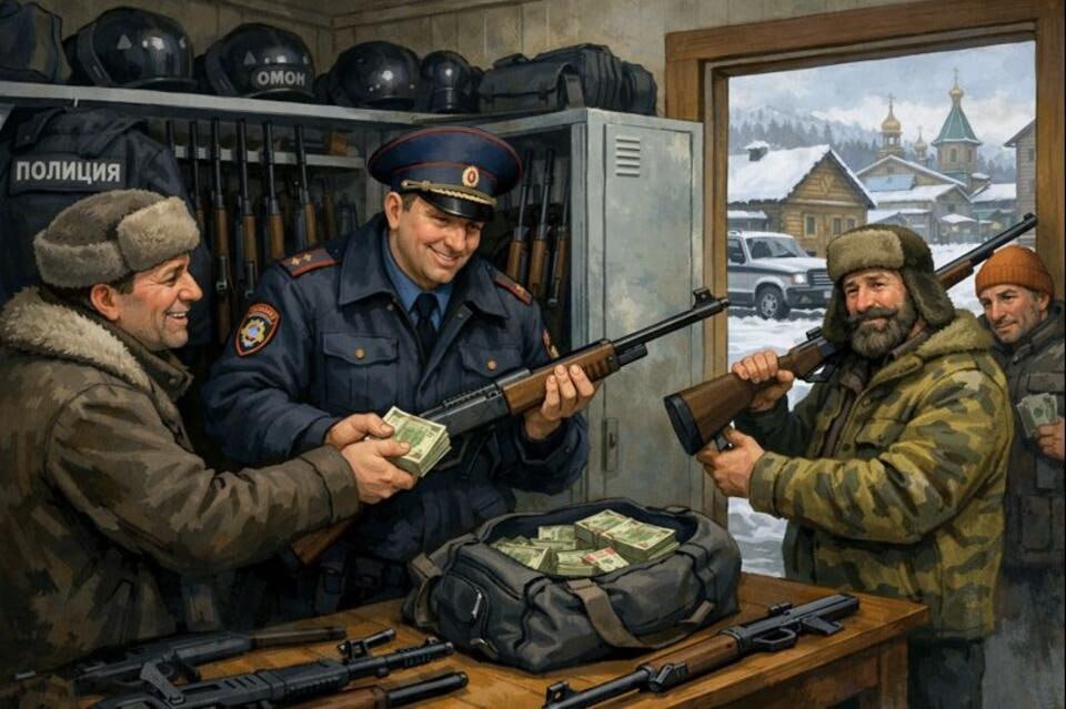 Вечерний Хабаровск from Форум полицейских В Петровске Забайкальском полицейский превратил утилизацию оружия в прибыльный бизнес Иллюстрация из нейросети Старший инспектор по лицензионно разрешительной работе в Петровске Забайкальском вместо уничтожения изъятого у граждан оружия продавал его третьим лицам За это краевой суд дал ему 6 5 лет строгого режима сообщили в УФСБ России по Забайкальскому краю Схема была простой полицейский изымал у граждан ружья с истекшими лицензиями которые должны были отправиться на утилизацию Но вместо уничтожения оружие переоформлялось на новых владельцев за деньги Петровск Забайкальский городской суд сначала дал условное наказание 2 5 года ограничения свободы Но прокуратура подала апелляцию и краевой суд пересмотрел дело Итог 6 лет 6 месяцев колонии строгого режима по двум статьям подробнее на канале Вечерний Хабаровск