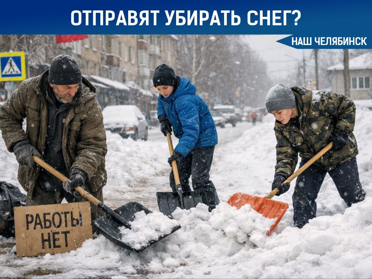 Безработных отправят убирать снег Глава комитета по труду и соцполитике Ярослав Нилов предложить создать специальный реестр граждан которых можно будет оперативно привлекать к уборке улиц во время сильных снегопадов и других ЧС Идею уже прозвали коммунальным резервом В список предлагают включить зарегистрированных безработных самозанятых людей ищущих подработку а также несовершеннолетних с учётом требований трудового законодательства А вы одобряете такую инициативу Наш Челябинск новости без лапши Подпишись