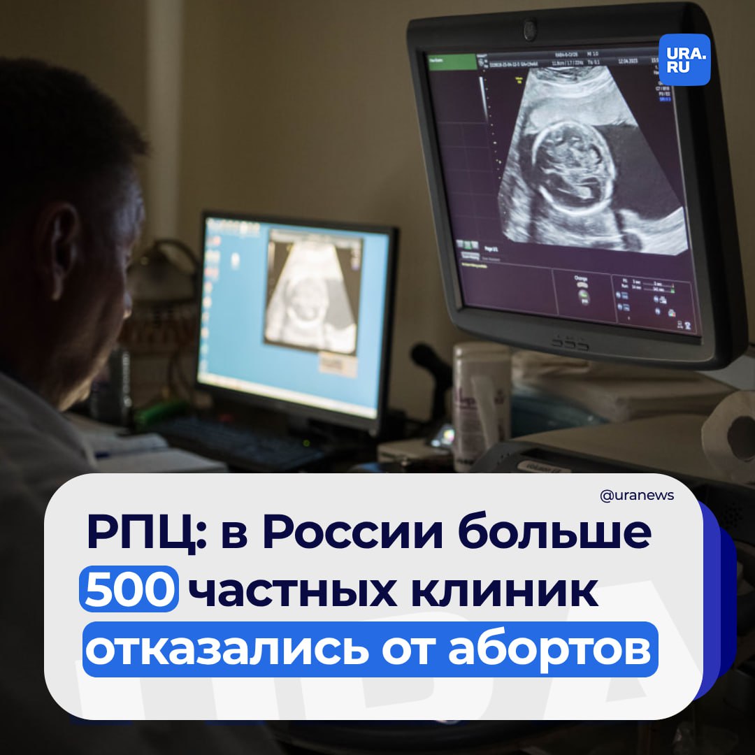 Больше 500 российских частных клиник отказались от абортов, сообщает РПЦ. Об этом стало известно на встрече организаторов Координационного центра по вопросам демографии и семейных ценностей с патриархом Кириллом. Его инициативу по ограничению абортов поддержали в больше 70 российских регионах.  «502 частных клиники в России отказались от совершения абортов, а это 18% от всех клиник, которые имеют лицензию осуществление абортов... Закон, запрещающий склонение женщин к аборту, принят в 10 регионах Российской Федерации, и до конца года ожидается увеличение этой цифры вдвое», — говорится в сообщении, опубликованном на сайте РПЦ.