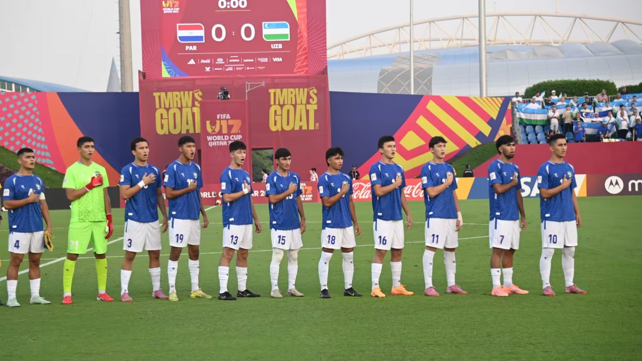 Юношеская сборная Узбекистана начала ЧМ с победы над Парагваем Матч между сборными Узбекистана и Парагвая завершился со счетом 2 1 и принес узбекской команде первые три очка   uznews uz ru news 104669 uznews