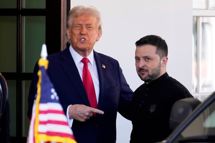 Трамп заявил о необходимости сделки Зеленского с Москвой для прекращения войны Президент США Дональд Трамп заявил что украинскому лидеру Владимиру Зеленскому придется заключить сделку с Россией ради окончания войны Об этом он сказал 16 сентября перед вылетом в Великобританию передаёт Independent   kun uz ru 41948395 Официальные страницы Kun uz Telegram Facebook Instagram Youtube