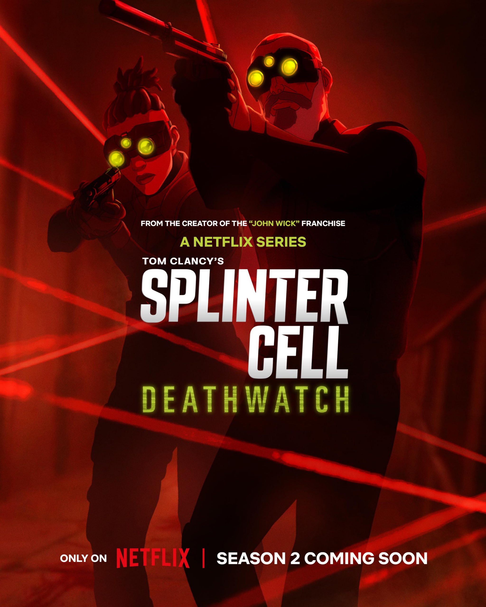 Splinter Cell Deathwatch получит второй сезон Это анимационный сериал по знаменитой серии стелс игр По сюжету постаревшего агента Сэма Фишера возвращают в строй из за дела напрямую связанного с его старым знакомым Дугласом Шетландом Продолжение выйдет на Netflix Даты премьеры пока нет Кинопоиск Новости