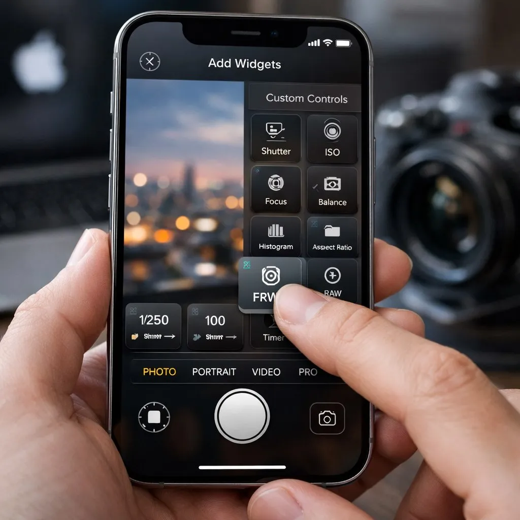 В следующем обновлении iOS 27 Apple планирует добавить возможности кастомизации для приложения Камера которые ждут многие любители мобильной фотографии Согласно информации от Марка Гурмана из Bloomberg пользователи смогут настраивать интерфейс выбирая свои собственные элементы управления которые будут называться виджетами При этом стандартные виджеты останутся но также появится возможность переключаться на расширенный набор опций или выбирать свои собственные элементы Ожидается что пользователи смогут выбирать виджеты из нового меню Добавить виджеты что значительно расширит функционал приложения Камера PRO AI OFFICIAL