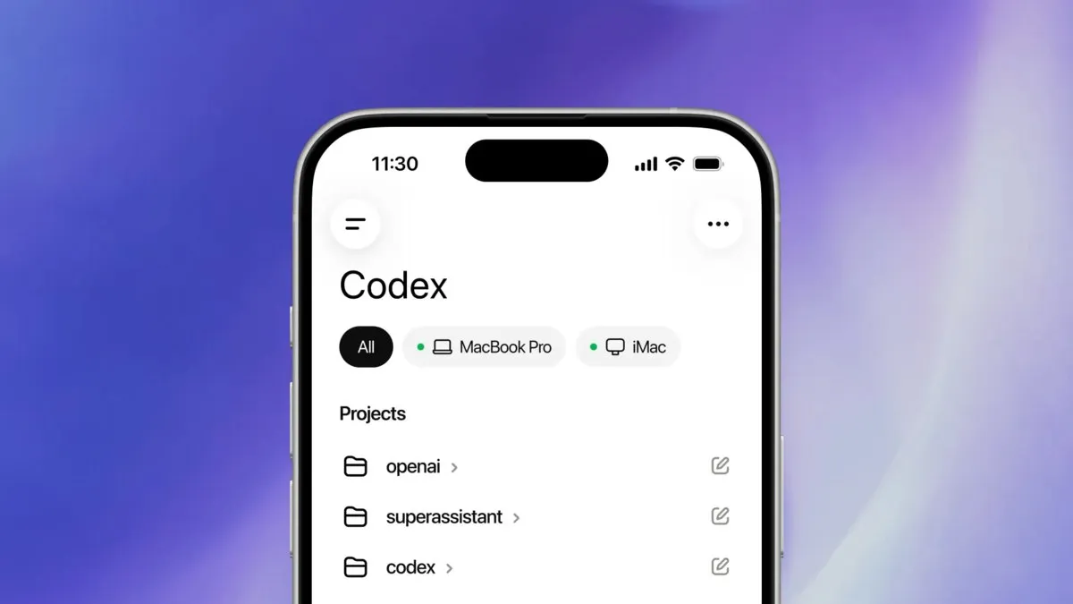 OpenAI добавила Codex в мобильное приложение ChatGPT для iOS iPadOS и Android Пользователи могут управлять запущенным на Mac агентом со смартфона Инструмент доступен в режиме предварительного просмотра для всех тарифных планов Поддержку Codex для Windows добавят позже vc ru chatgpt 2926039