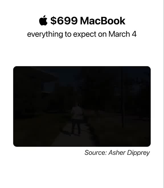 Поклонник Apple анонсировал бюджетный MacBook E до официальной презентации