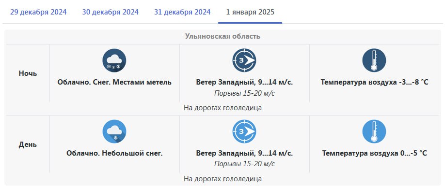 Новый год начнётся с метели: синоптики дали прогноз на 31 декабря и 1 января.