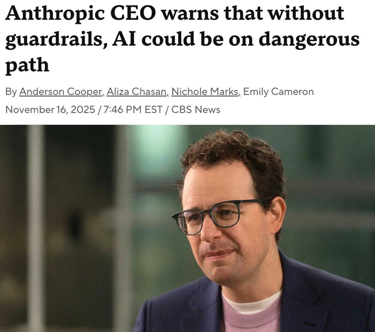 Массовая безработица может наступить в мире уже через пять лет без работы останется половина джунов прогнозирует глава Anthropic Дарио Амодеи Причина бурное развитие ИИ Бизнесмен как и многие опасается потери контроля над моделями Его компания даже создала 60 групп которые занимаются отслеживанием ИИ угроз investingcorp