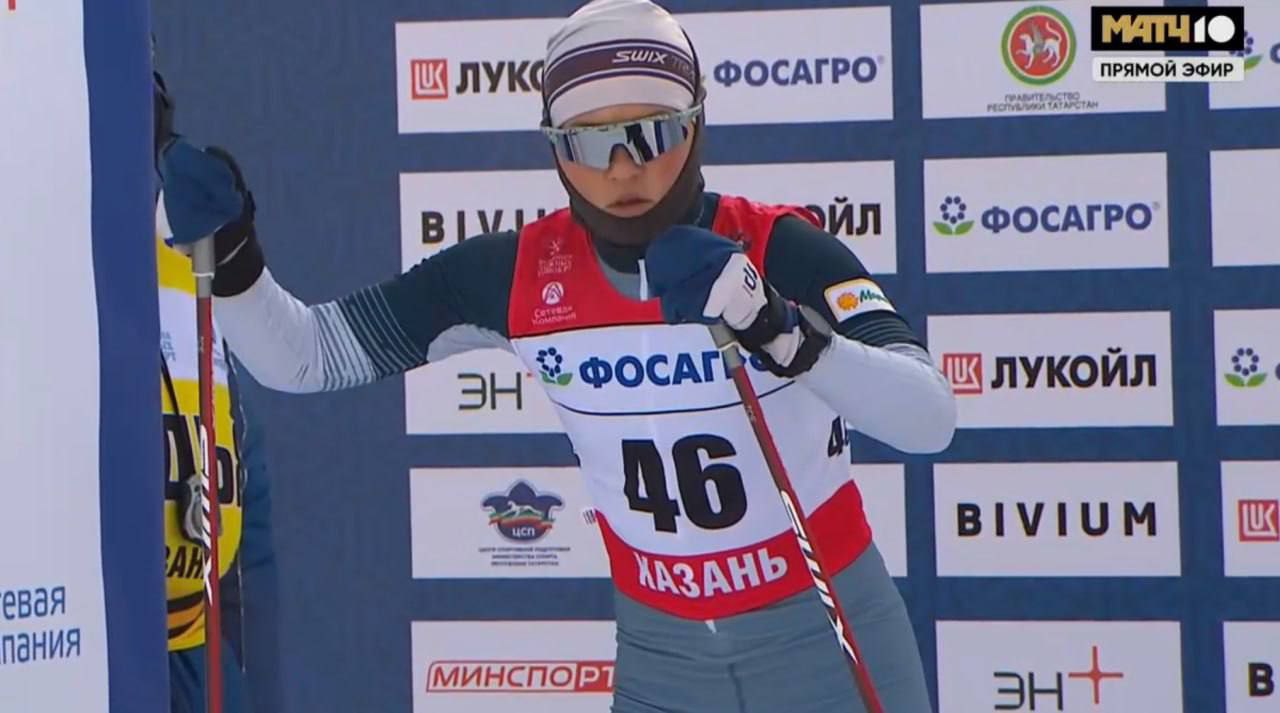 Арина Кусургашева взяла серебро на очередном этапе Кубка России по лыжным гонкам в Казани Она финишировала второй в забеге на 10 км свободным стилем Позлравляем спортсменку и тренера