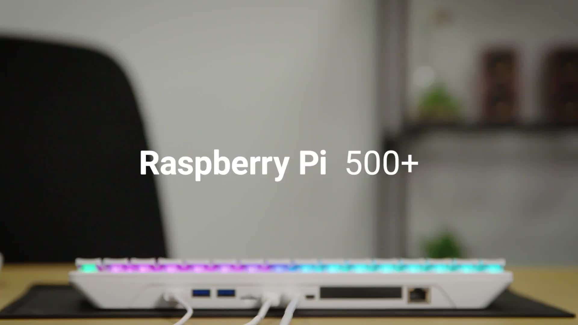 Raspberry Pi представила новый компьютер Pi 500, встроенный в механическую клавиатуру