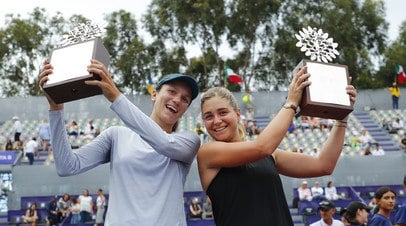 Хромачёва и Данилина выиграли турнир WTA в Гвадалахаре в парном разряде   Российская теннисистка Ирина Хромачёва и выступающая за Казахстан Анна Данилина выиграли турнир WTA в Гвадалахаре в парном разряде.  Читать далее