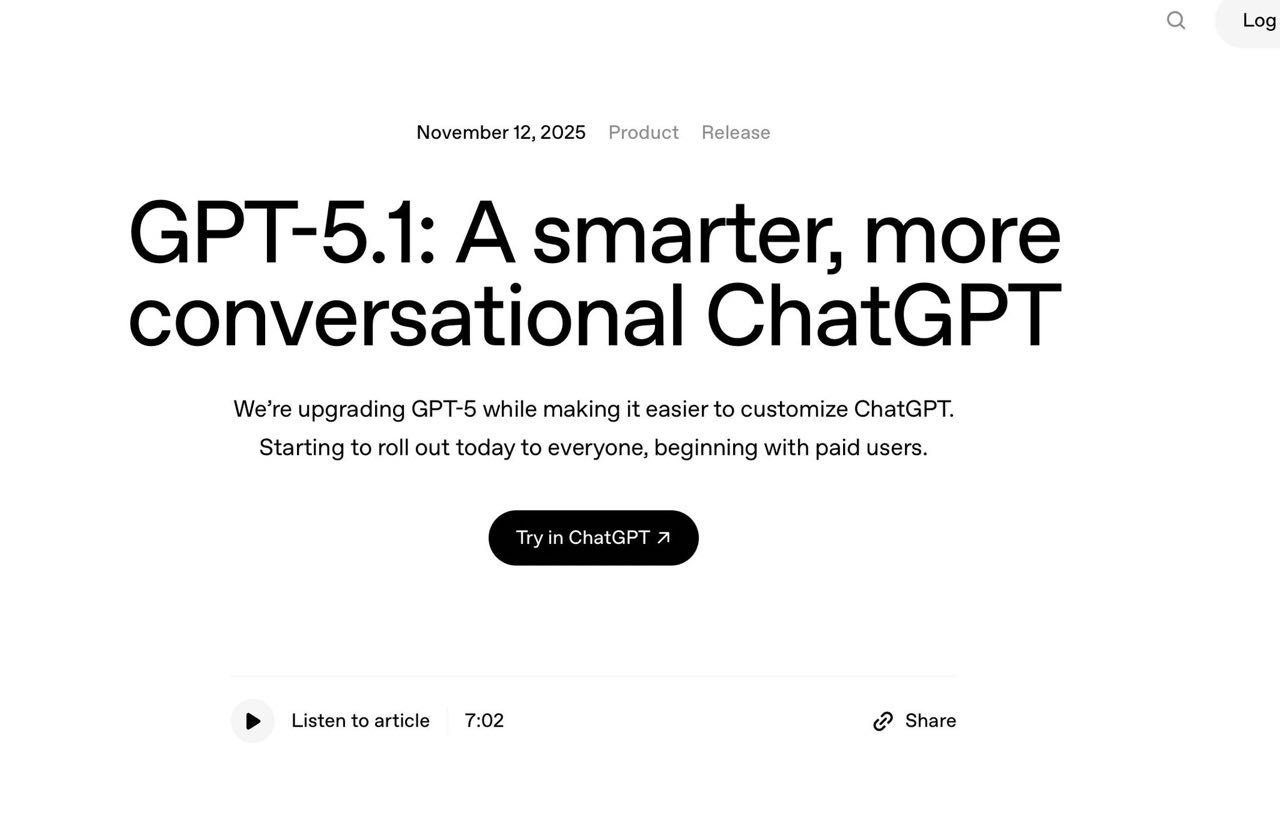 OpenAI внезапно раскатили ChatGPT 5 1 теперь у чат бота появился характер Внутри 2 режима Instant интеллектуальный и общительный и Thinking шустрый помощник для решения сложных задач которые он объясняет человеческим языком Также можно выбирать тона Профессиональный Откровенный и Необычный Сейчас GPT 5 1 доступна только платным пользователям Для всех доступ откроют буквально на днях